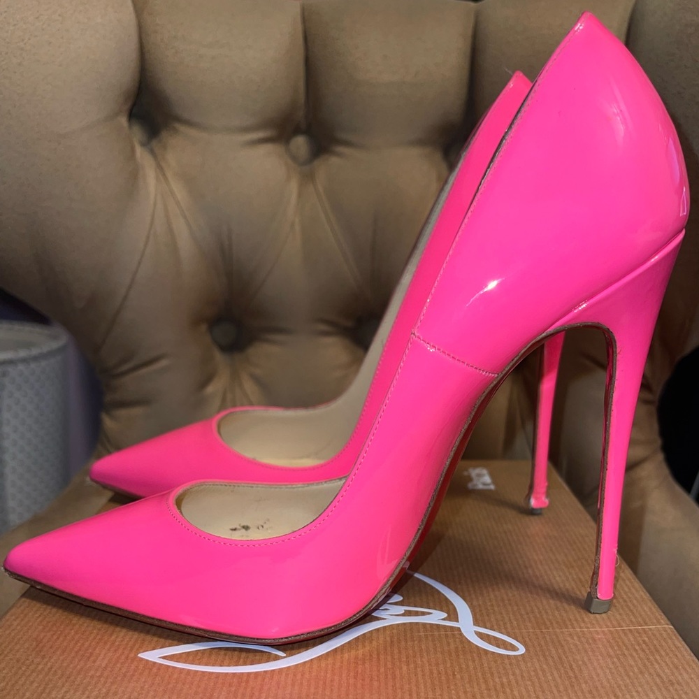 Christian Louboutin So Kate Hot Pink Heels